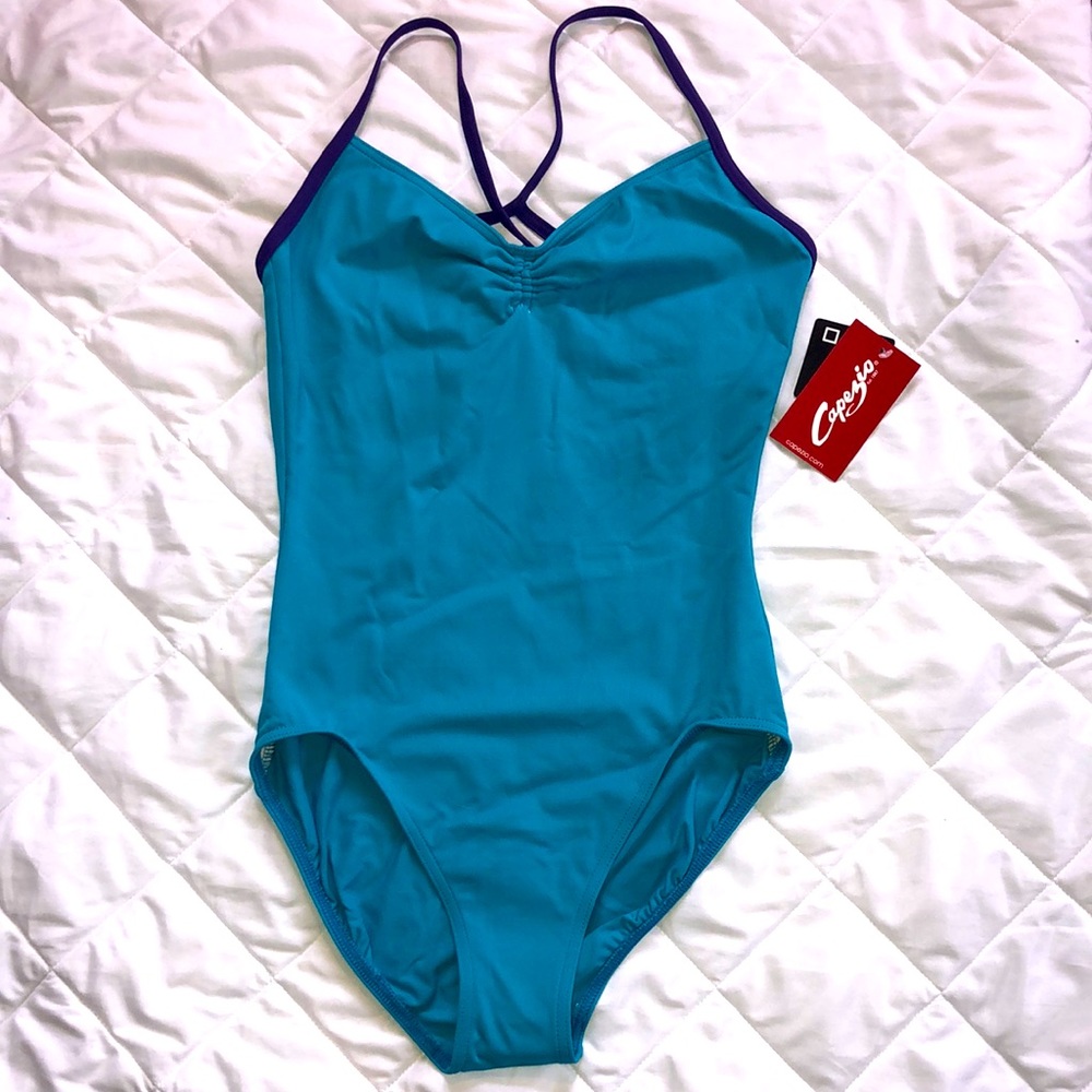 Capezio Strappy Back Leotard. Size Large. NWT